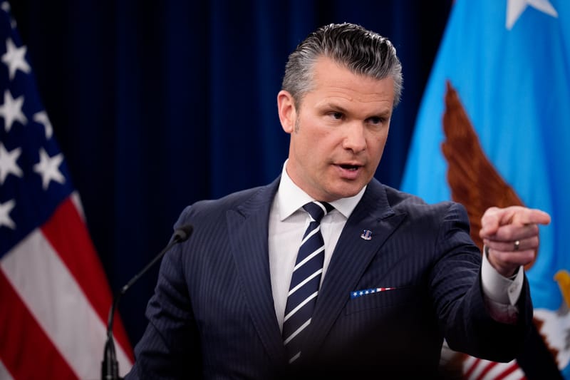 US strikes against Iran not aimed at regime change, Pentagon Chief says post image
